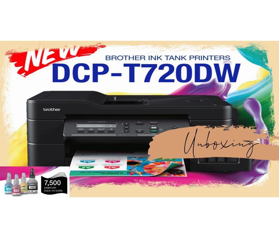 Impresora Color Multifunción Brother Inkbenefit Dcp-t720dw Color Negro