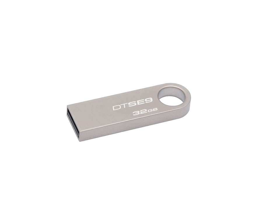 Reproducir Paja modelo MEMORIA USB 32GB 2.0 KINGSTON, DATA TRAVELER SE9, PLATEADO. -