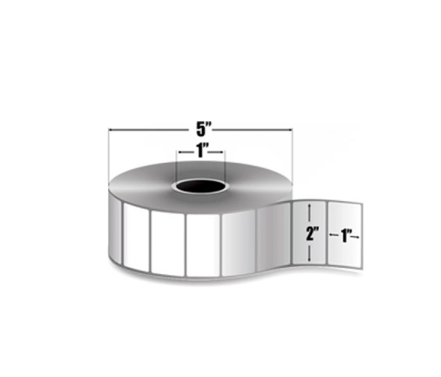  Zebra Technologies 10009530 Z-Select 4000T - Etiqueta de papel, transferencia  térmica, perforada, 4 x 2 pulgadas, núcleo de 1 pulgada, diámetro exterior  de 5 pulgadas, 1370 etiquetas por rollo (paquete de 6) : Industrial y  Científico
