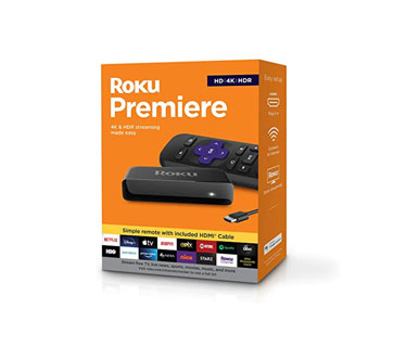 ROKU PREMIER - 4K STREAMING - HDR 10 - PUERTO HDMI PARA CONVERTIR TV NORMAL EN SMART TV, CONTROL REMOTO