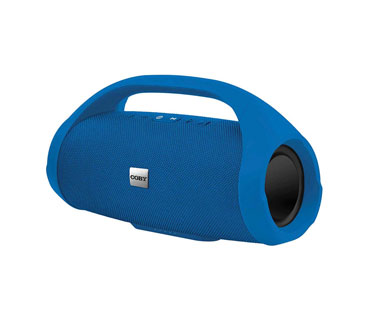 BOCINA COBY PORTABLE, SPEAKER BLUETOOTH, STEREO, TRUE WIRELESS, RECH LI-ON, AUX, USB, MICRO-TF IN, FM, FABRIC, AZUL