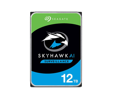 DISCO DURO 12TB P/VIDEOVIGILANCIA SKYHAWK SEAGATE 3.5 IN, SATA 6.0GB /S 7200RPM/  256MB.