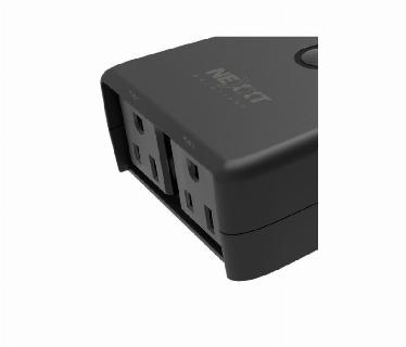 TOMACORRIENTE SMART NEXXT DE EXTERIOR, 2 ENTRADAS, PROGRAMABLE PARA ENCENDIDO Y APAGADO POR SOFTWARE, ALERTA POR APLICACIï¿½N Y AGENDA DE USO. (NHP-O610)