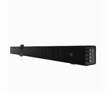 BOCINA KLIPX 2.0 BARRA DE SONIDO HARMONIUM, (SOUNDBAR), BT 5.0, 100W, CONTROL REMOTO, ENTRADA OPTICA / 3.5