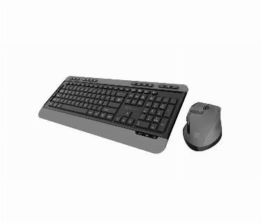 TECLADO MOUSE KLIPX MAGNIFIK, INALAMBRICO, TECLAS BAJO PERFIL, 6 TECLAS DE ACCESO RAPIDO, 6 BOTNOES OPTICAL MOUSE, ESPAÃ‘OL, (KBK-520)