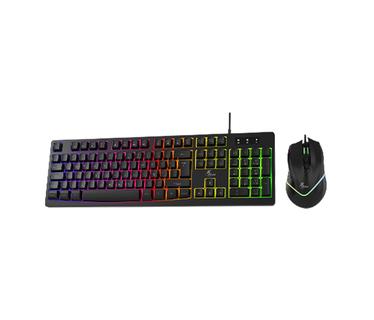 TECLADO MOUSE XTECH ANTEC GAMING, ESPAÑOL, 1600 DPI, RGB LED, NEGRO (XTK-531S)