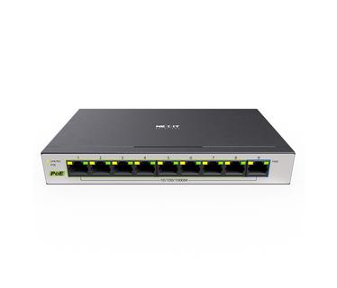 SWITCH DE SOBREMESA NEXXT VERTEX V900P, 9 PUERTOS POE+ GIGABIT, 65W MAX, (NSW-V900P)