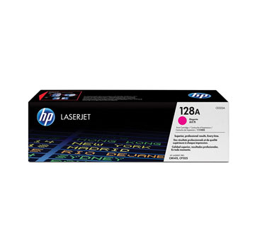 TONER HP 128A Magenta LaserJet Print Cartridge (CE323A) P/ HP LaserJet PrintersCP1525nwHP Multifunction and All-in-One ProductsCM1415fnw MFP