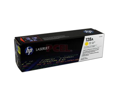 TONER HP 128A Yellow LaserJet Print Cartridge (CE322A) P/ HP LaserJet PrintersCP1525nwHP Multifunction and All-in-One ProductsCM1415fnw MFP