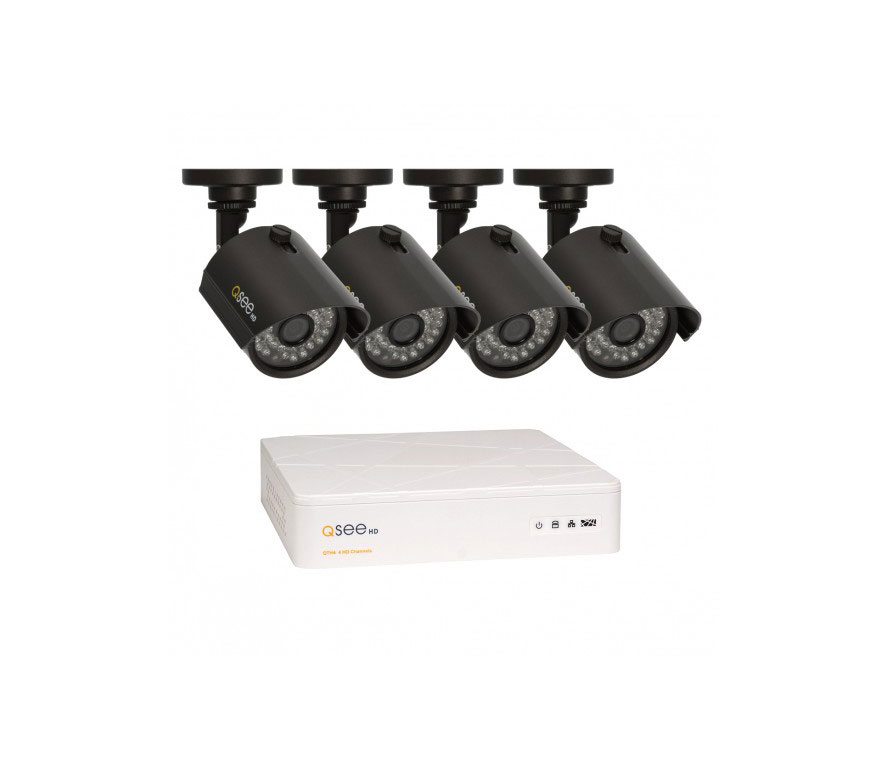 DVR QSEE, SIN DISCO DURO, 4 CANALES, 720P, H.264. SALIDA: 1 HDMI, 1 VGA.