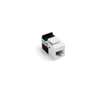 JACK RJ-45 LEVITON, CAT 5E, BLANCO.