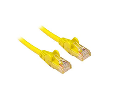 PATCH CABLE OMEGA, 25 PIES, AMARILLO.