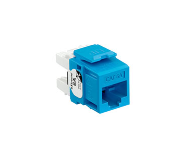 CONECTOR JACK RJ45 LEVITON, CAT - 6A CABLEADO EST.