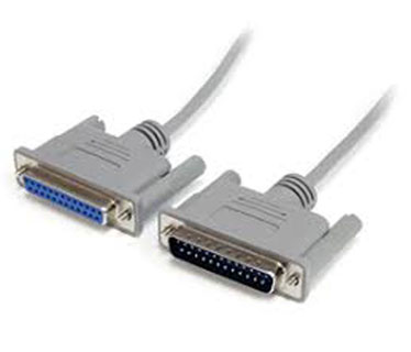 CABLE PARALELO DB25 OMEGA, 6 PIES, BLANCO.