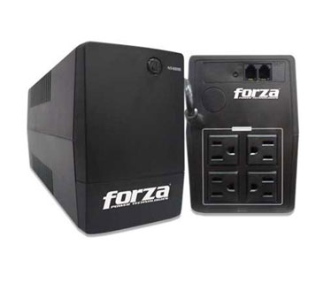 UPS FORZA 1000VA NT-1001D 4 TOMAS DE CORRIENTE. COMPATIBLES CON PLANTA E INVERSOR, REGULADOR DE VOLTAGE. (NT-1001D)