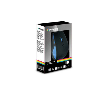 MOUSE POLAROID, INALAMBRICO, ERGONOMICO, OPTICAL, SCROLL, USB, 3200 DPI, (PMWL-123)