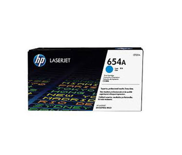 TONER HP 654A (CF331A) - CYAN - YIELD 15,000 PAGES - FOR LASERJET M651