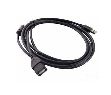 CABLE EXTENSION USB AGILER, 6 PIES, NEGRO