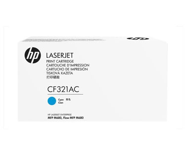 TONER HP 653AC CF321AC - TONER CARTRIDGE - 1 X CYAN - 16,500 PAGES - PARA LASERJET M680 SERIE.