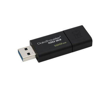 MEMORIA USB 128GB 3.0 KINGSTON, DATA TRAVELER 100 G3.