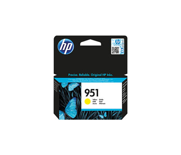 CARTUCHO HP 951 - PRINT CARTRIDGE - 1 X PIGMENTED YELLOW COMPATIBLE PRODUCTS —HP BUSINESS INKJET AND OFFICEJET PRO PRINTERS8100 - N811AHP MULTIFUNCTION AND ALL-IN-ONE PRODUCTS8600 - A911A, 8600 PLUS - N911G, 8600 PREMIUM - N911N 