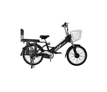BICICLETA ELECTRICA VIAJE CON DOBLE BATERIA, COLORES NEGRO Y AZUL