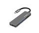 HUB USB ARGOM TYPE C, 5 EN 1, 1X HDMI 4K, 1X PUERTO SD, 1X MICRO SD, 1X USB 3.0, 1X USB 2.0 GRIS.