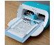 KIT DE TRANSFERENCIA DE FOIL CRICUT, CREA TARJETAS, INVITACIONES, ETIQUETAS DE REGALO Y MAS. ESTA HERRAMIENTA ï¿½NICA LE BRINDA RESULTADOS PULIDOS Y DE NIVEL PROFESIONAL QUE BRILLAN. CON 12 HOJAS DE TRANSFERENCIA DE PAPEL DE ALUMINIO INCLUIDAS, COLOR AZUL(2009056).