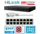 NVR HILOOK, IP, 16 CANALES, POE, 4K, 1U, 1-CH A 8MP/3-CH 4MP/6-CH 1080P, H.265+/H.265/H.264+/H.264, 2 SATA HASTA 8TB.