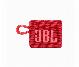BOCINA JBL GO3 BLUETOOTH 5.1, WATERPROOF IP67 4.2W, 5 HRS AUTONOMIA, COLOR ROJO(GO3REDAM).