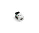 JACK RJ-45 LEVITON, CAT 5E, BLANCO.