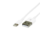 CABLE LIGHTNING ARGOM, 3 PIES, BLANCO. PARA IPHONE 5/5S/6/6S.