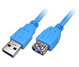 CABLE XTECH USB EXTENSION, 6 PIES, AZUL.	