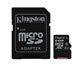 MEMORIA MICROSD 64GB KINGSTON, SDXC, CLASE 10 UHS-1. INCLUYE ADAPTADOR SD.
