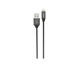 CABLE PARA SMARTPHONES & TABLETS, LIGHTNING CHARGEWORX FLX, 3FT, NEGRO, METALICO