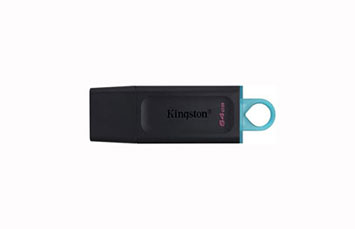 MEMORIA USB 64GB 3.2 KINGSTON, DATA TRAVELER EXODIA (NEGRO + VIOLETA)