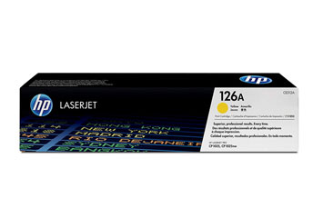 TONER HP 126A Yellow LaserJet Print Cartridge (CE312A) P / CP1025nw