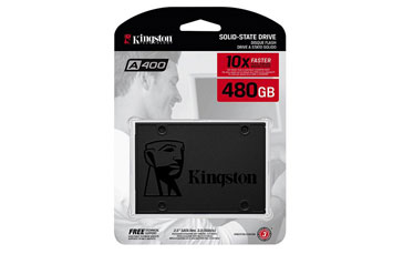 DISCO DE ESTADO SOLIDO KINGSTON 480GB, SATA3, SSD. (SA400S37/480G)	
